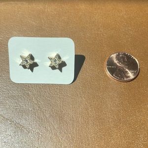 FOSSIL - Gold Star with Crystals Stud Earrings